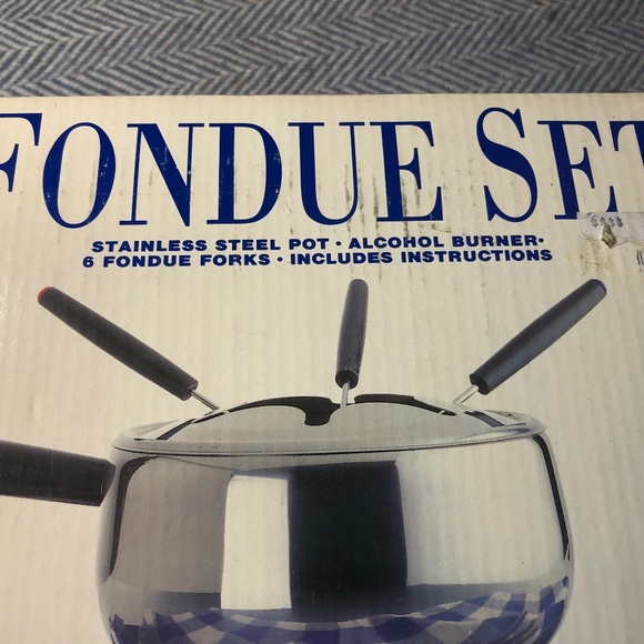 FINAL PRICE: Fondue Set by Roshco - Picture 2 of 5